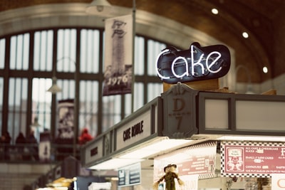 蛋糕店选焦摄影
